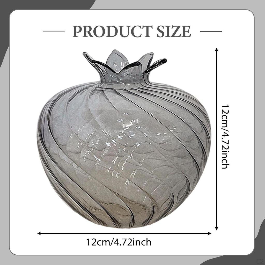 Decorative Glass Flower Vase for Plants, Ideal Parties