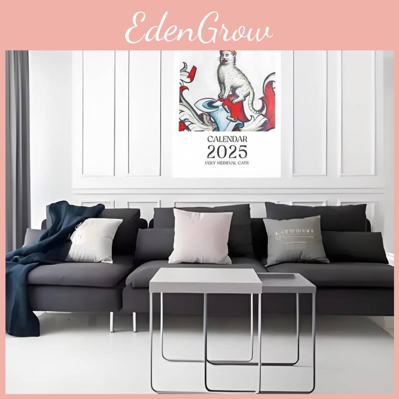 Mittelalterlich Hässlich 2025 Katzenkalender Kalender Ornament Weihnachtsschmuck Anhänger