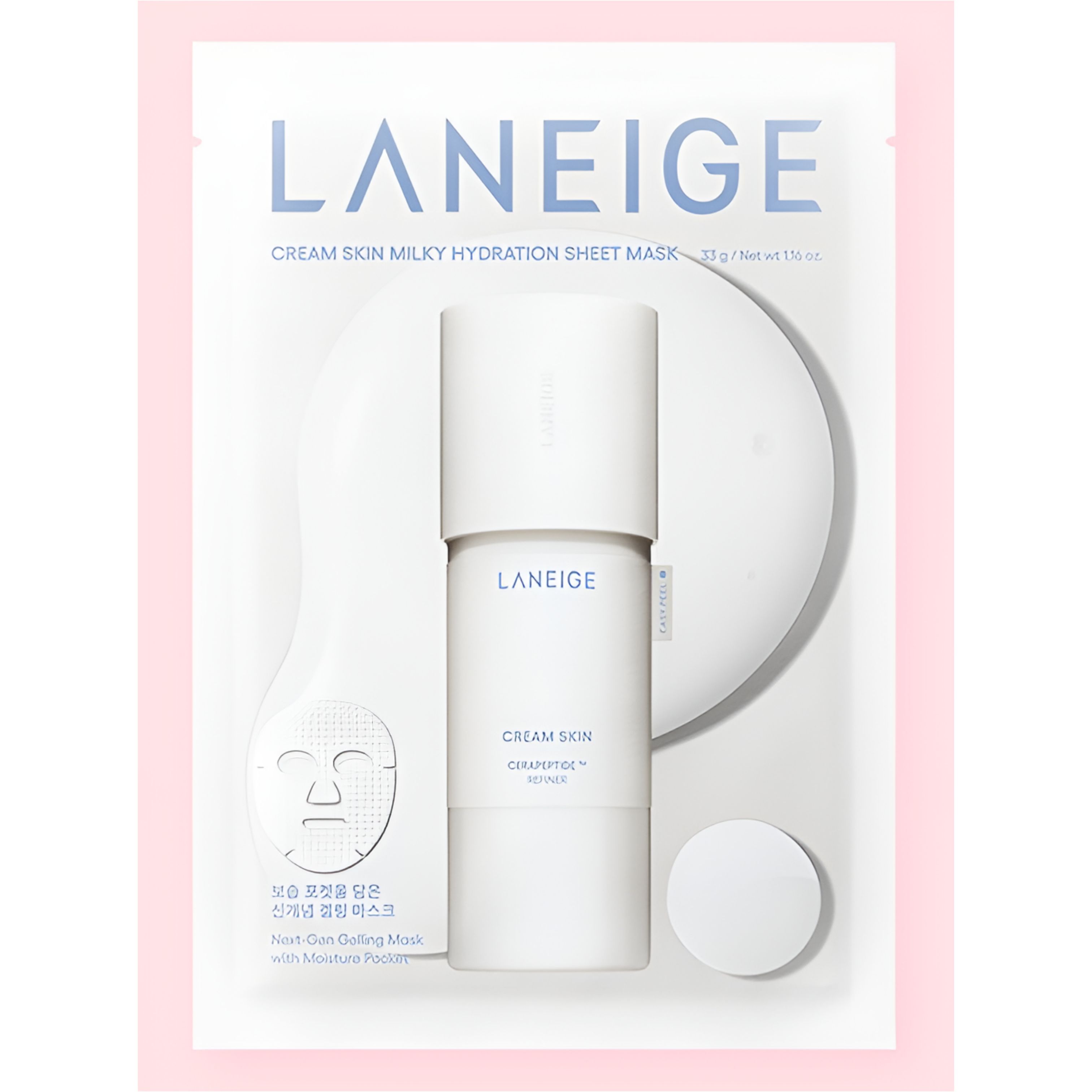 

LANEIGE Cream Skin Gel Mask – Deep Hydration & Barrier Care (33g x 6 Sheets)