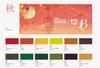 Holbein Art Gouache, Made in Japan: Opaque Watercolor Paints, Japanese Traditional Color Series, "Irodori" 15ml, 12-Color Set (Spring/Summer/Autumn/Wi