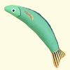 2 Pcs Catnip Fish Cat Toy for Indoor Cats Interactive Kitten Chew Kicker Toy with Crinkle Sound Simulation Fish Shape Stuffed Cat Toy for Bored Relief
