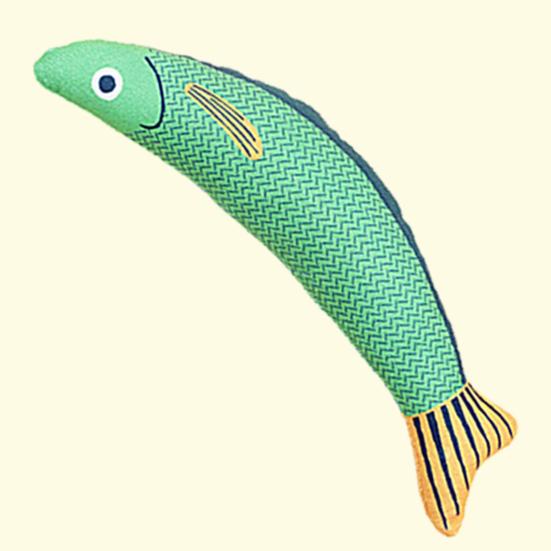 2 Pcs Catnip Fish Cat Toy for Indoor Cats Interactive Kitten Chew Kicker Toy with Crinkle Sound Simulation Fish Shape Stuffed Cat Toy for Bored Relief