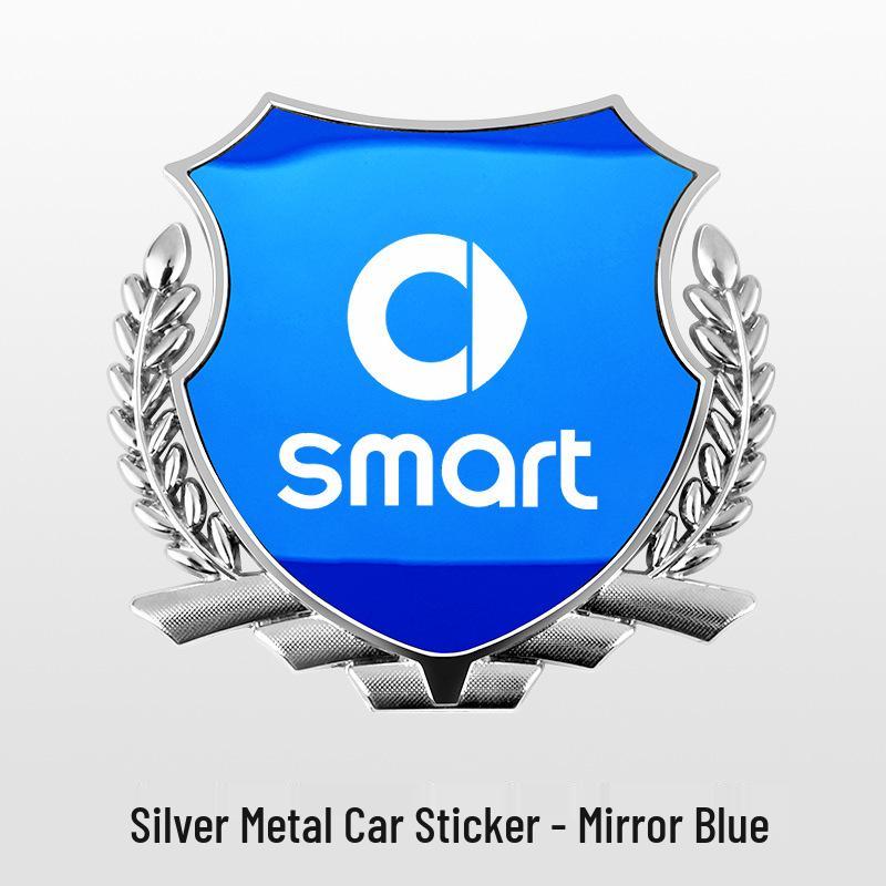 Smart Fortwo/Forfour Elf #123 Wheat Ear Side Emblem Metal Sticker