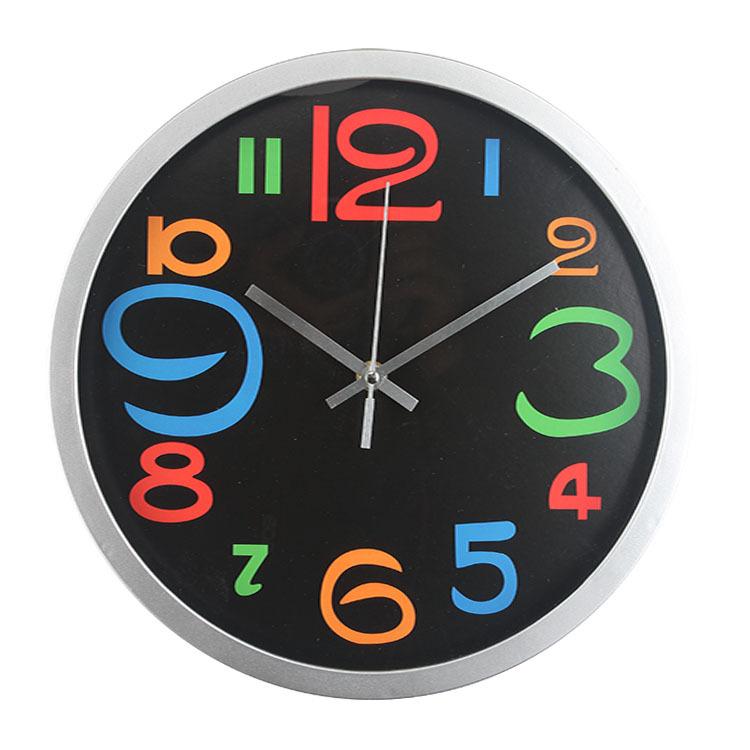 Accurate Travel Time, Simple and Silent Clock, Clear and Fresh Electronic Wall Clock, Versatile and Fashionable, Punch-free Quartz Clock
