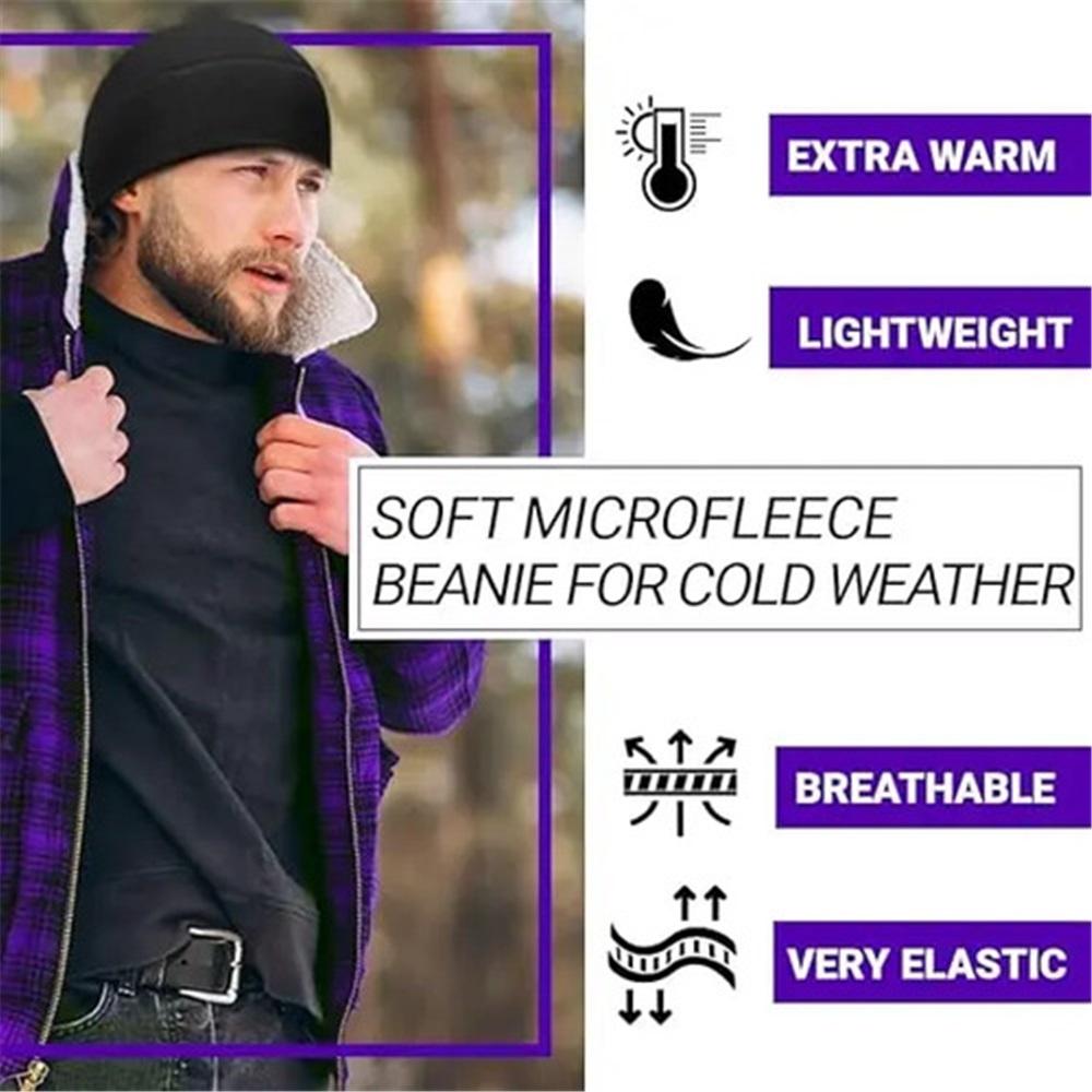 Tactical Fleece Beanie  Warm Winter Hat  Unisex  Low Pr