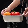Baijie 304 Stainless Steel Sink Strainer Rack, Kitchen Sink Dishwashing Basin Food Waste Draining Basket Triangular Draining Rack