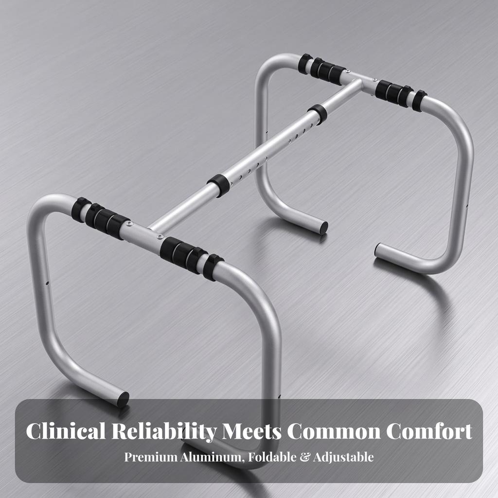 Bed Quilt Support Arch with Clips | Adjustable Height Design, Lightweight Aluminum Alloy, Blanket