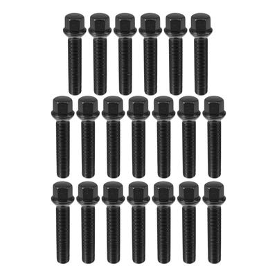 ACROPIX Wheel Spacer Ball Seat Extension Wheel Lug Bolts, M14x1.5, 19mm Hex, 65mm Shank Length, for VW - Pack of 20