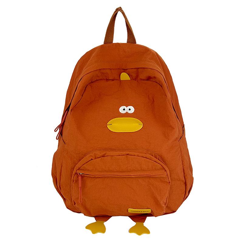 

Cartoon duckling school bag girl college student versatile Japanese high school student Korean version girl backpack schoolgirl bag schoolgirl bag оранжевый