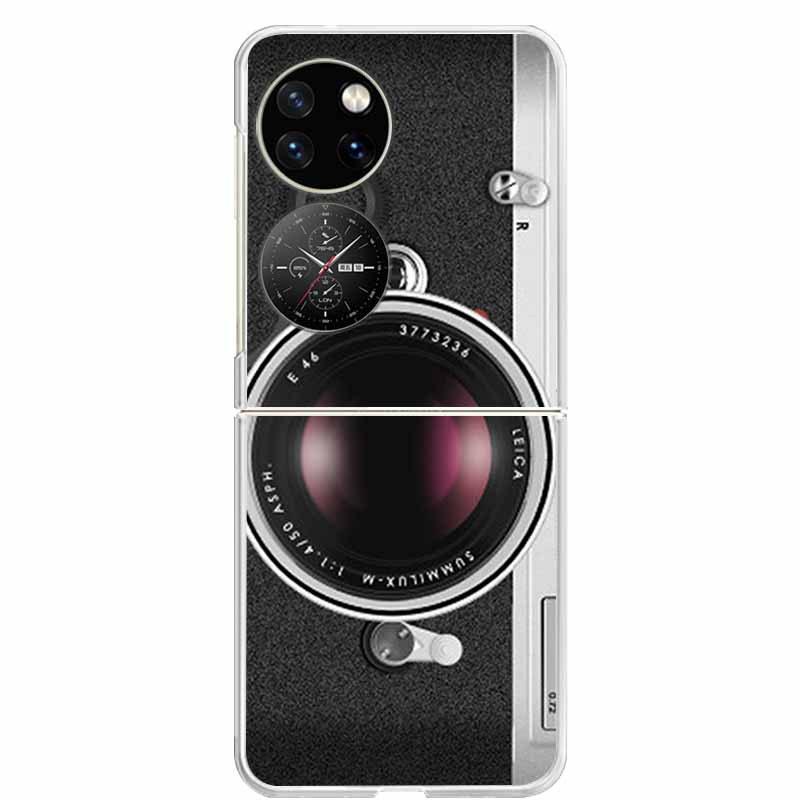 For Huawei P50 Pocket Case Transparent Clear Hard PC Phone Back Cover For Huawei P50 Pocket Cases P 50 Pocket 2022 Shells Capa