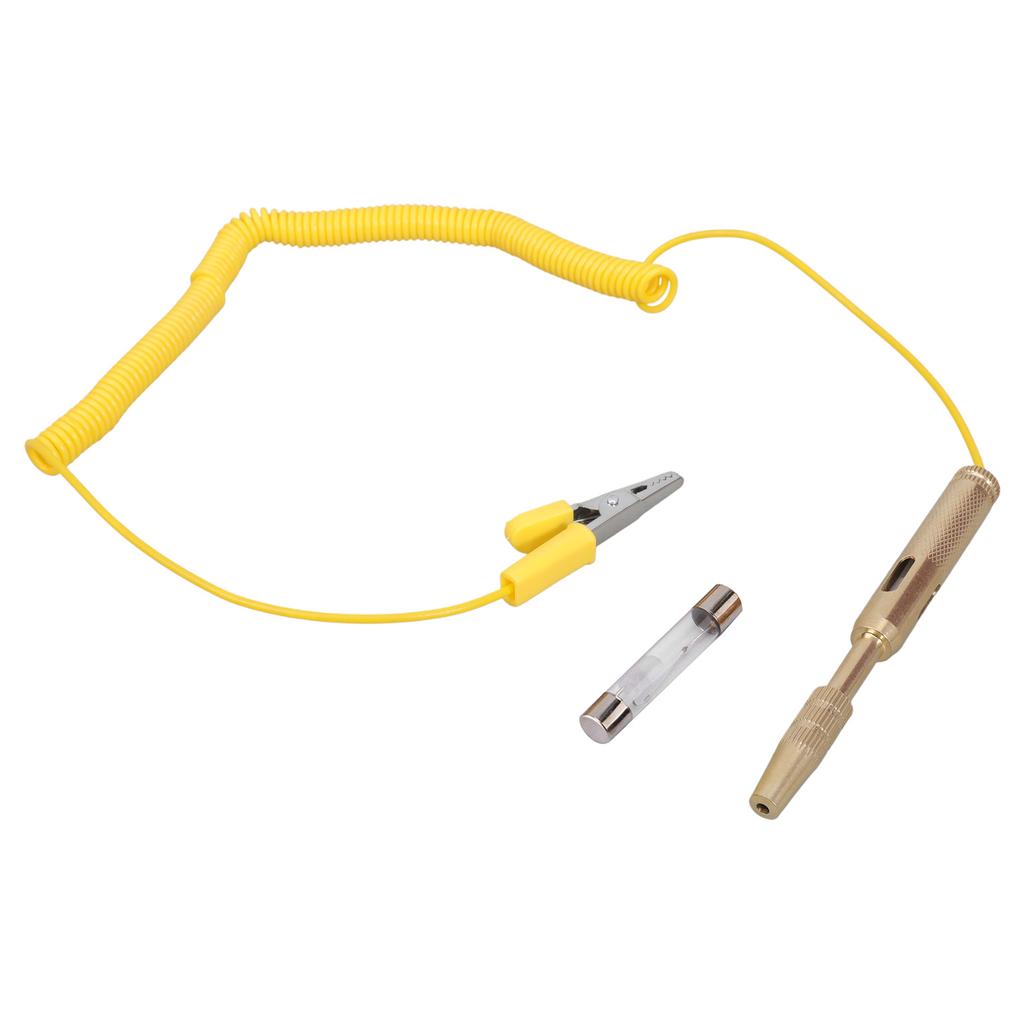 Heavy Duty Automobile Circuit Tester 6-24V Test Light with Alligators Clip Circuit Voltage Tester for Car Motorcycles