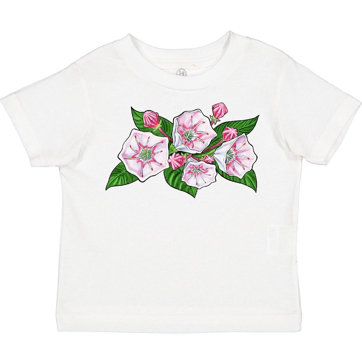 Inktastic Mountain Laurel Flowers Toddler T-Shirt Laurels Flower Leaves Blossom 120