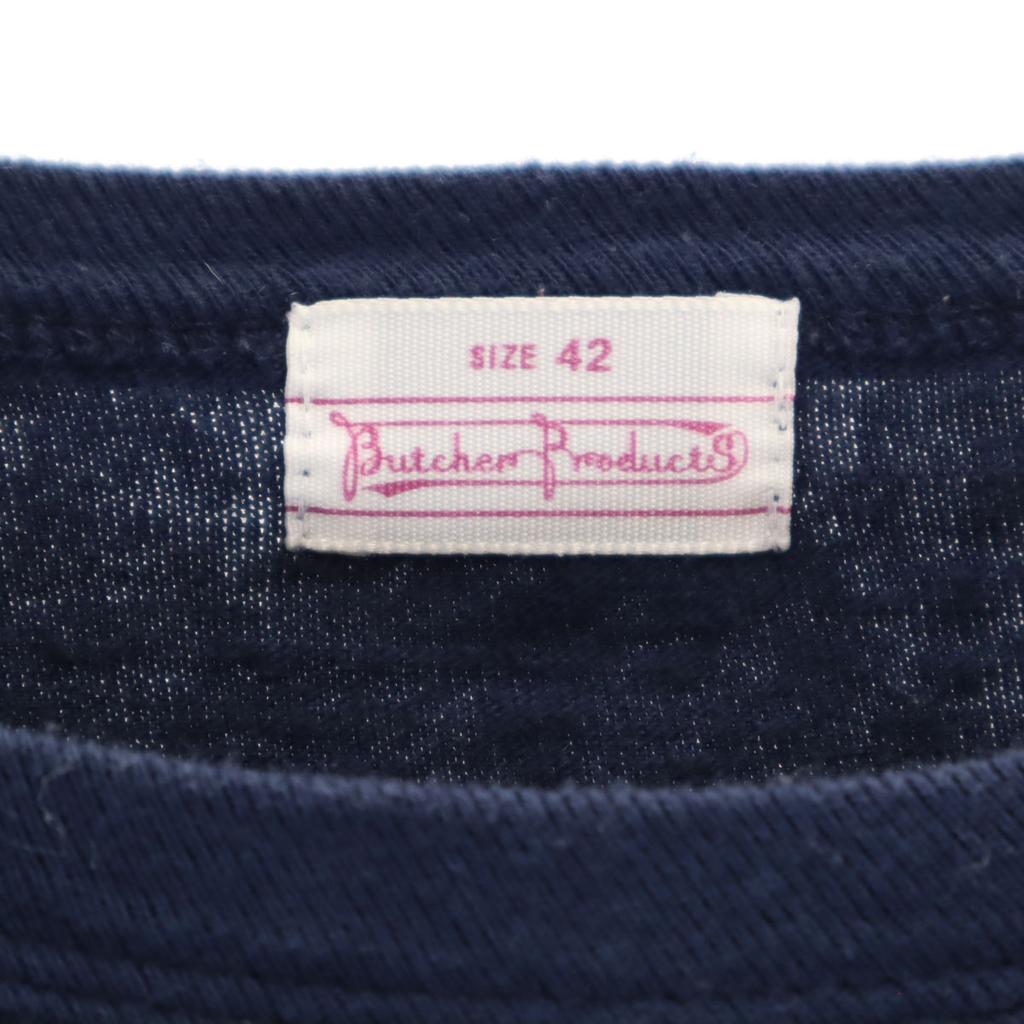 BUTCHER PRODUCTS Long Sleeve T-shirt 42 Navy Ron T Men's Used