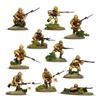 Warlord Action Japanese Infantry Assembly Kit Games/Bolt 1/56 (30 Figures) WLGWGB-JI-02 (Personnel)