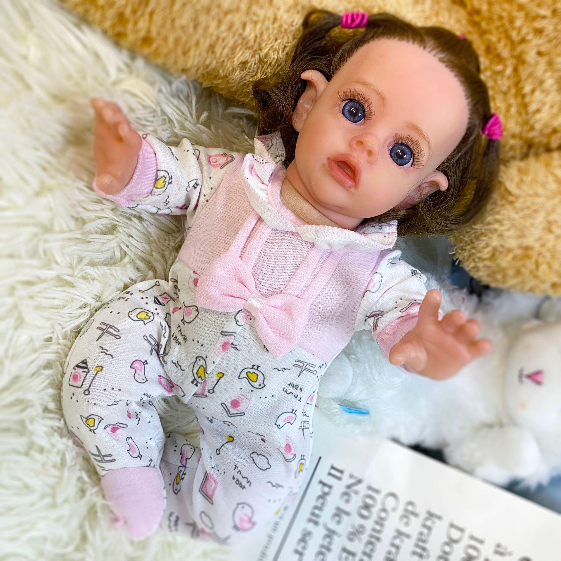 

Перерожденная силикон-виниловая кукла-игрушка - Реалистичная имитация младенца 12 inch