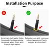 10pcs Bike Schrader To Presta Rim Adapter Convert Shrader To Presta Valve Plug Bicycle Valve Hole Adapter