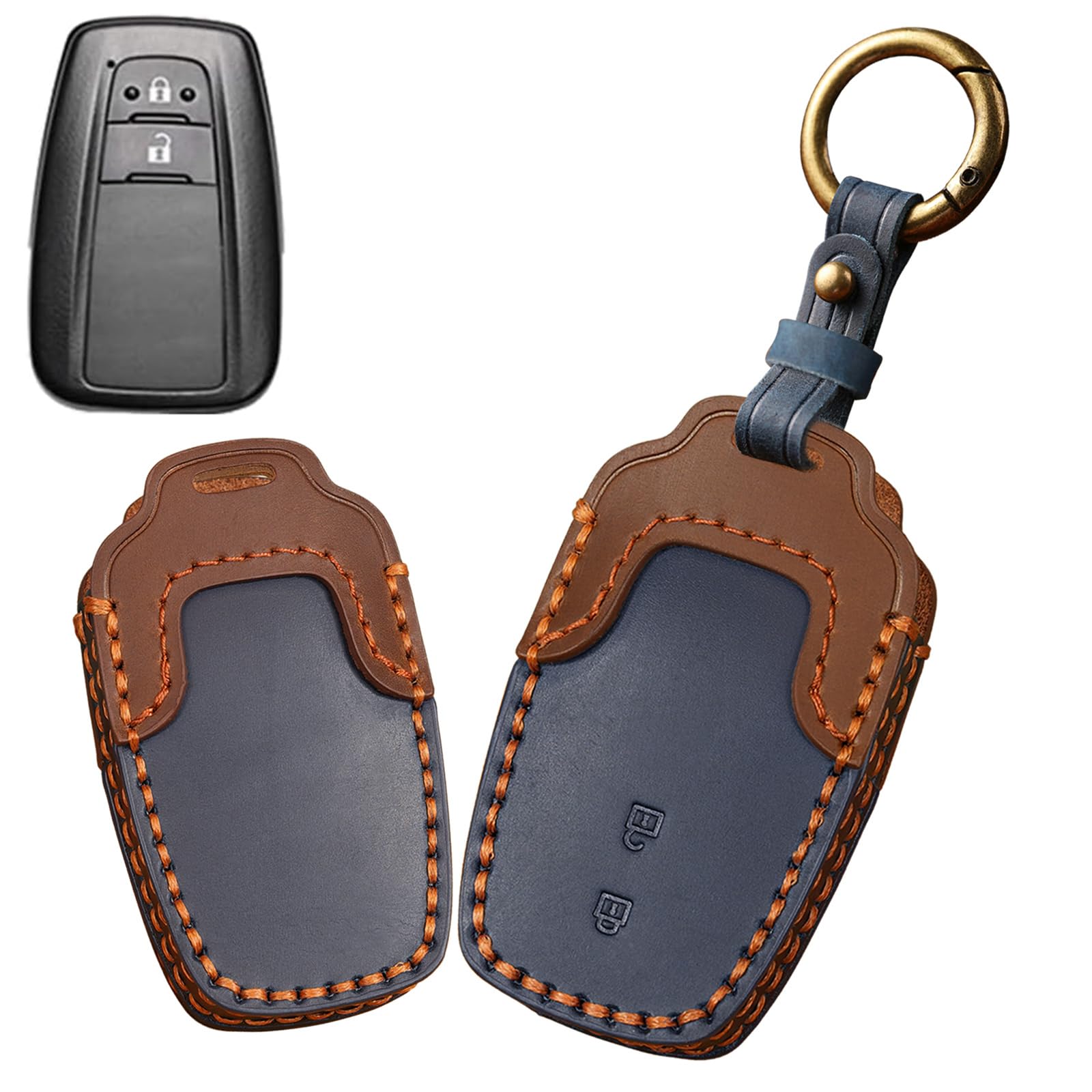 

Key Case for Toyota Yaris Mark Genuine Patchwork 2 [TECART] Toyota-specific Aqua, Cross, X, Sienta, Package, Voxy, Rav4. Leather, Lightweight, Design,