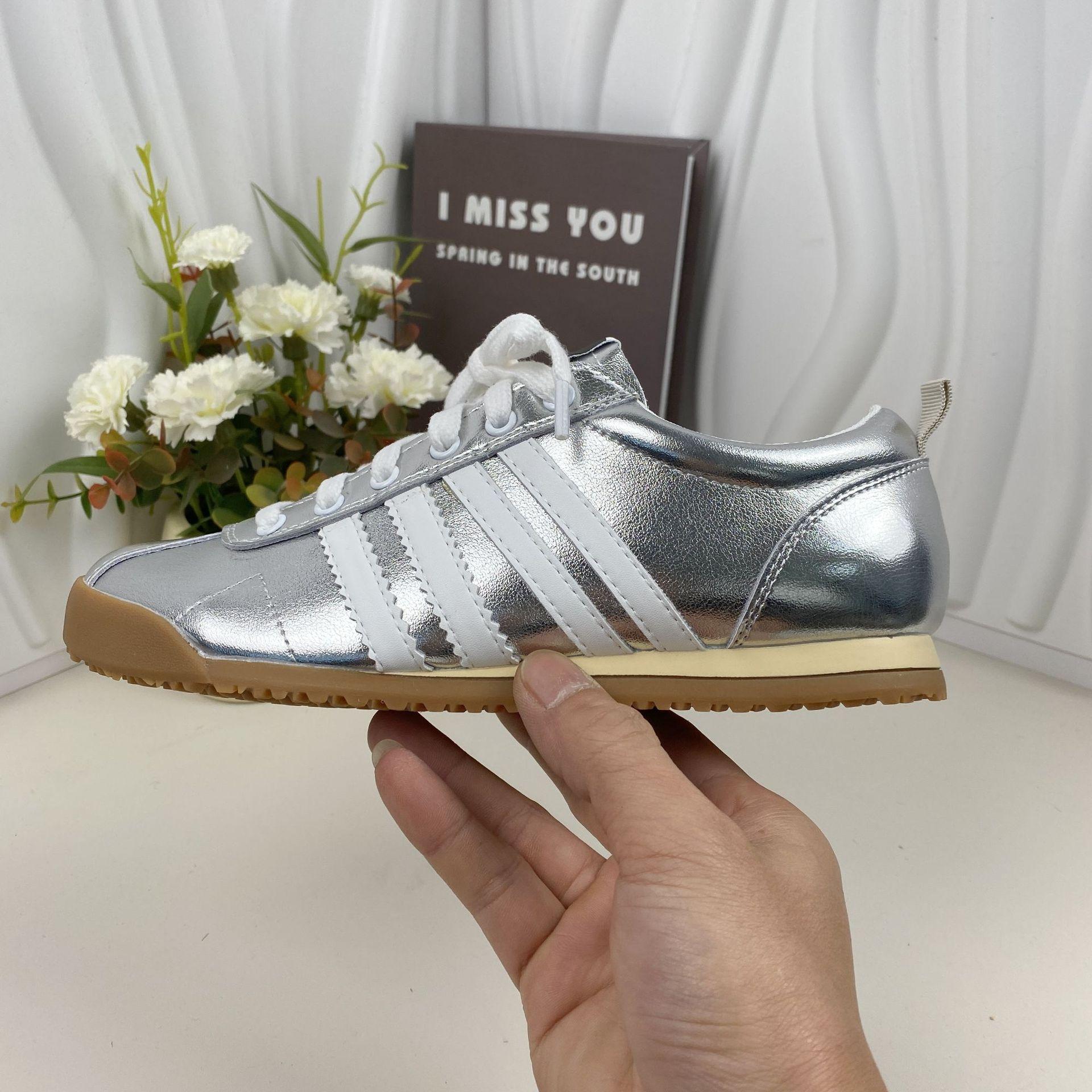 

Обувь Dexun 2024 весна и осень новые женские туфли Maillard ретро на плоской подошве Forrest Gump кожаные спортивные и повседневные туфли женские 35