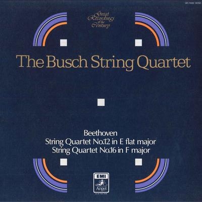 LP Record BUSCH STRING QUARTET  BeethovenString Quartet No.12 In E GR70082 TOSHIBAEMI Japan Classical Used