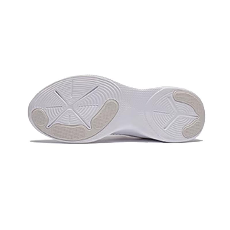 Li Ning Comfortable Versatile Non-Slip Shock Absorbing Low-Top Casual Shoes Kids sneaker White YKCU038-1