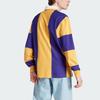 adidas Originals Hack Rugby Langarm-Poloshirt Lila/Gelb Unisex IJ5956