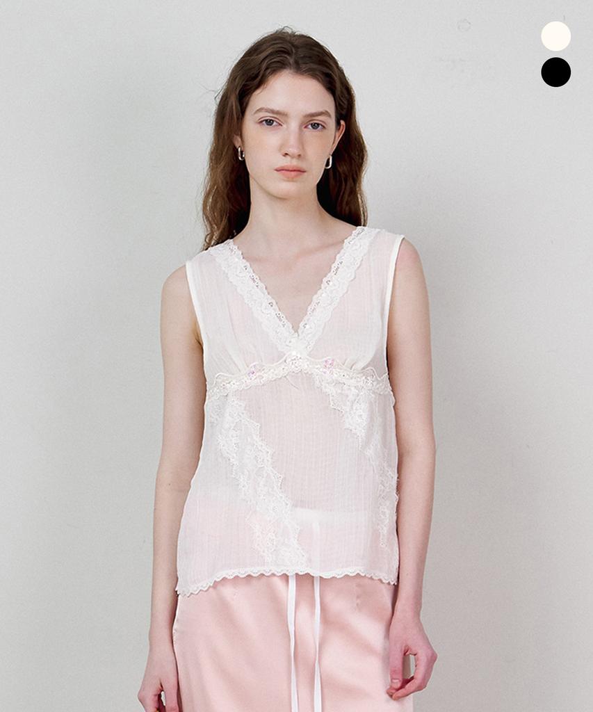 Seuleubi Erin Lace Cami Blouse_2 Color
