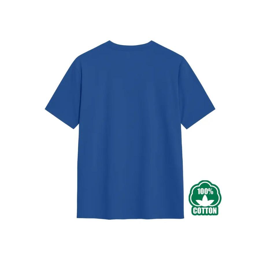 Men'S Lightning Bolt Graphic Cotton T-Shirt - 100% Combed Cotton, Crew Neck, Short Sleeve, Regular Fit, Summer Casual Tee