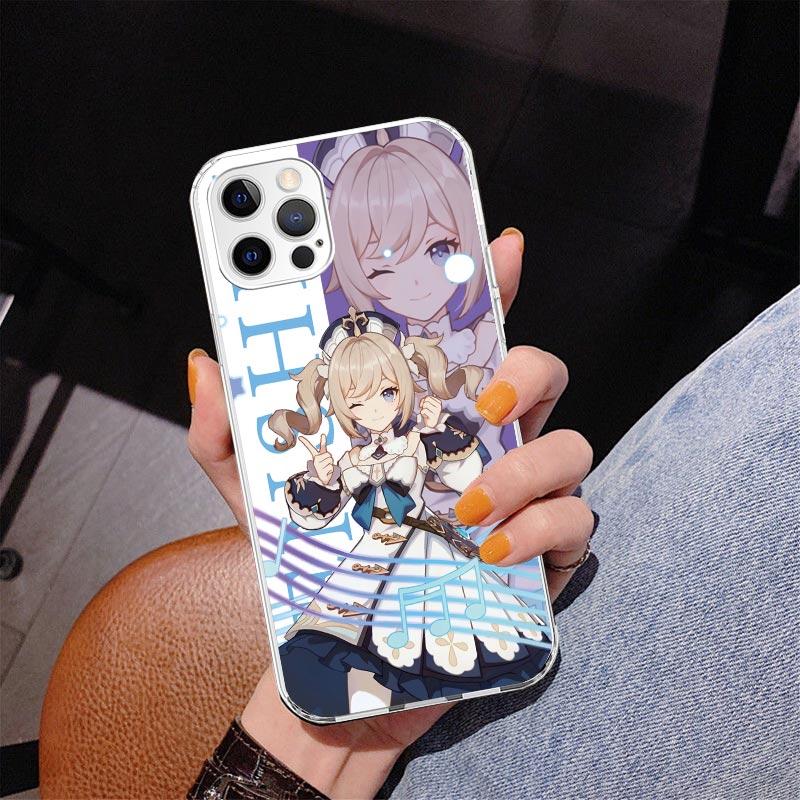 Genshin Impact Anime Phone Case For iPhone 17 Air 16 Pro Max 16E 15 + 14 Plus 11 12 13 Mini 7 8 SE Gift Print Cover Fundas 17 Ai