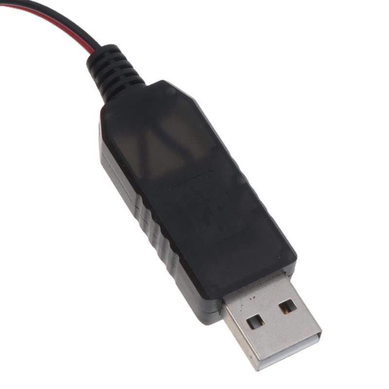 3.7V USB Charging Cable JST 2.54mm 2Pin Plug to USB Connector Lithium Battery Charger for RC Aircraft Helicopter Toys