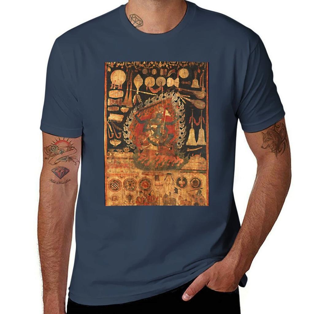 Unisexdala 75 Goddess Palden Lhamo TShirt Large Size Casual Tee Shirt