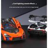 1/24 Mclaren Senna Super Sports Mini GT Alloy Diecast Model Vehicle Simulation Sound & Light Birthday Gifts Box for Boyfriend