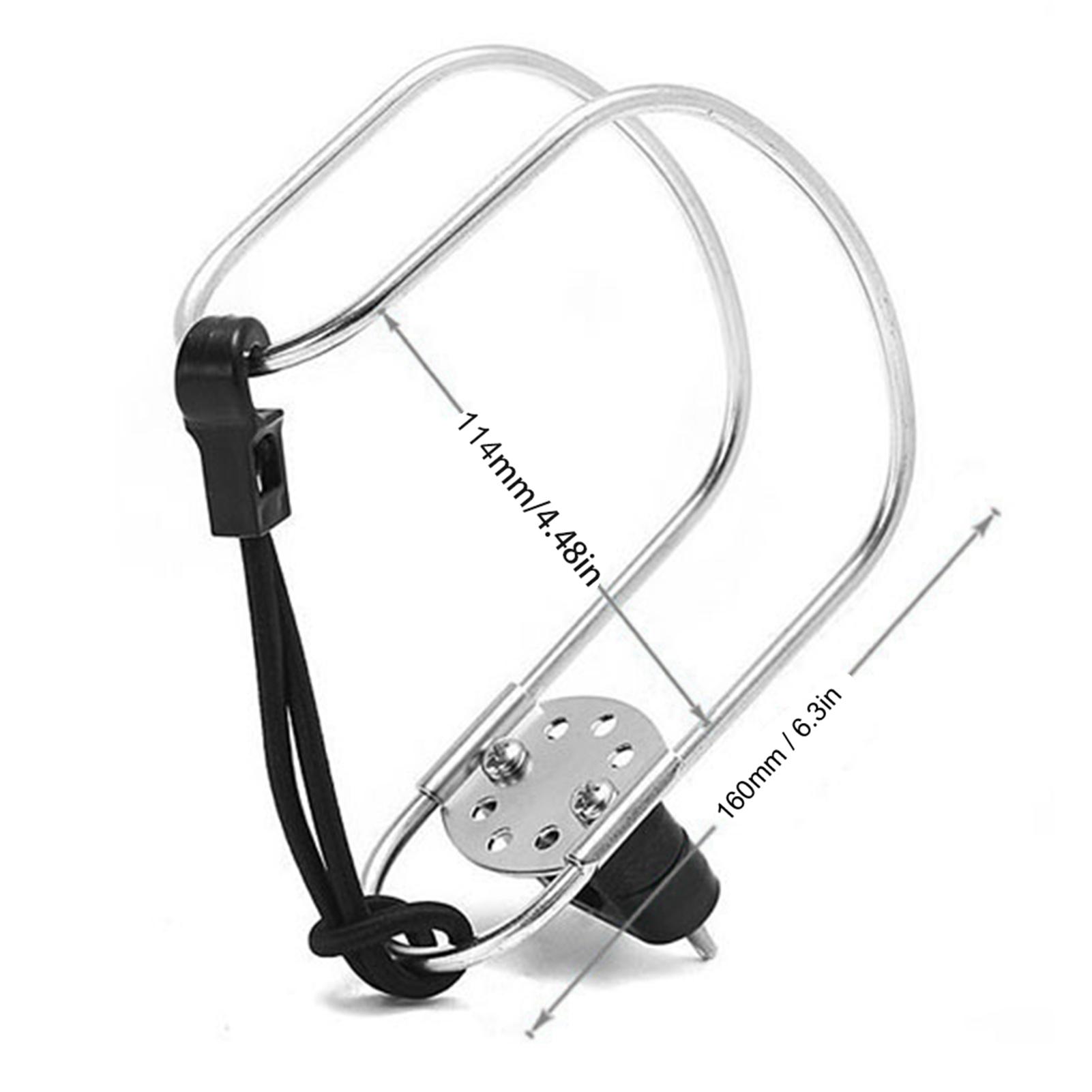 

4,5-дюймовый держатель для спасательного круга из нержавеющей стали в форме подковы для морских лодок, судовых принадлежностей