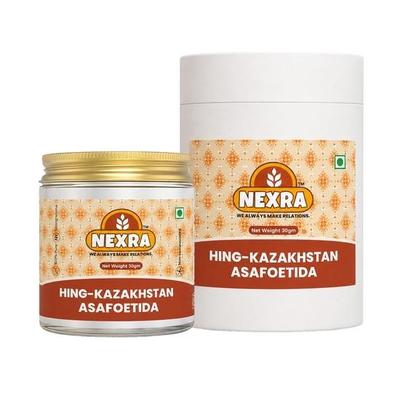 Nexra Hing – 30g Pure Asafoetida from Kazakhstan | 100% Natural Heeng | Strong Aroma & Flavor | No Additives | Ideal for Indian Cooking & Jain Recipes