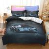 Sportwagen Bettbezug 3D Rennwagen Bedrucktes Bettwäscheset Queen King Size mit Zwei Kissenbezügen Herren Cool Polyester Für Bettdeckenbezug