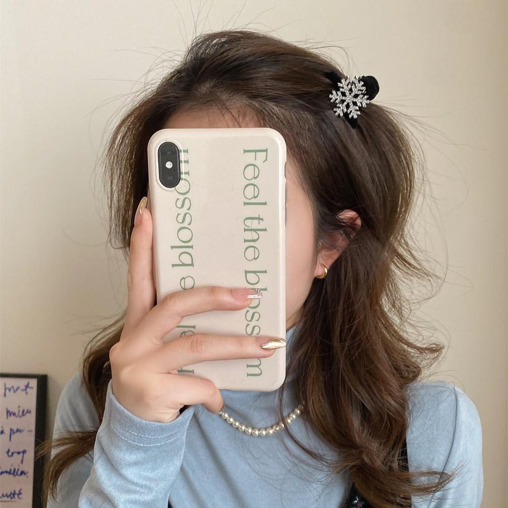 Eleganter Strass Schneeflocken Haarclip für Pony und Hochsteckfrisuren