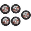 Black Cutting Discs 5pcs Cutting Discs Ceramic Fittings