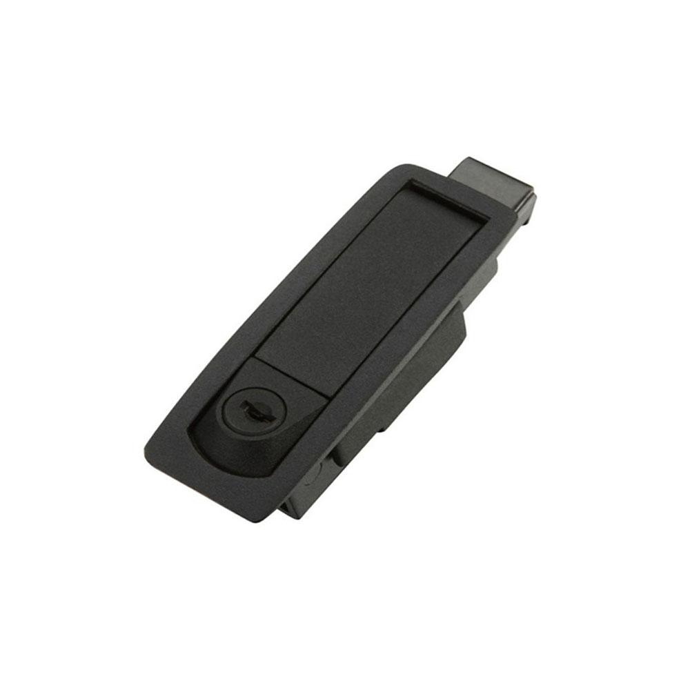 Black Compression Electrical Cabinet Door Lock Zinc Alloy Push Button Latch with Key Durable Car Door Plane Locks FS