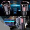 Smart Car 2-In-1 Hot And Cold Cup Drinks Holder Home Fast Refrigeration Cooling/Heating Mini Touch Screen Beverage Mug Drink Can