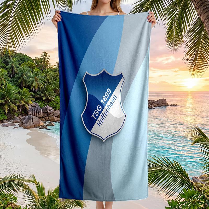 TSG Hoffenheim FC Print Quick Dry Beach Towel Microfiber Absorbent Portable Travel Swimming Towel