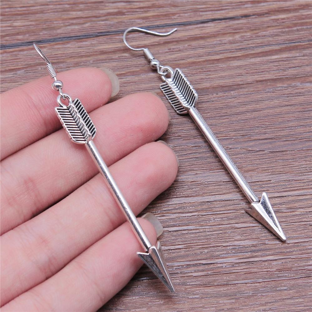 40 Styles Hotsale Women Earring Vintage Airplane Rocket Question Mark Tower Pin Scissors DNA Simple Cool Jewelry Handmade Gift