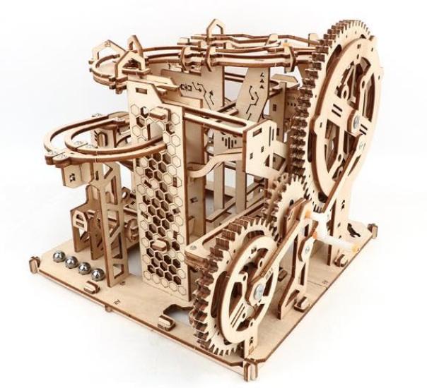 

TOKIX 3D Craft Kit, Wooden Assembly Kit, Running Ball (Advanced)