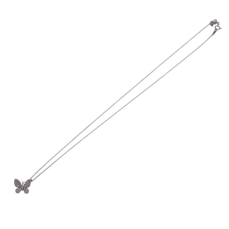 no brand  Necklace K18 white gold Women