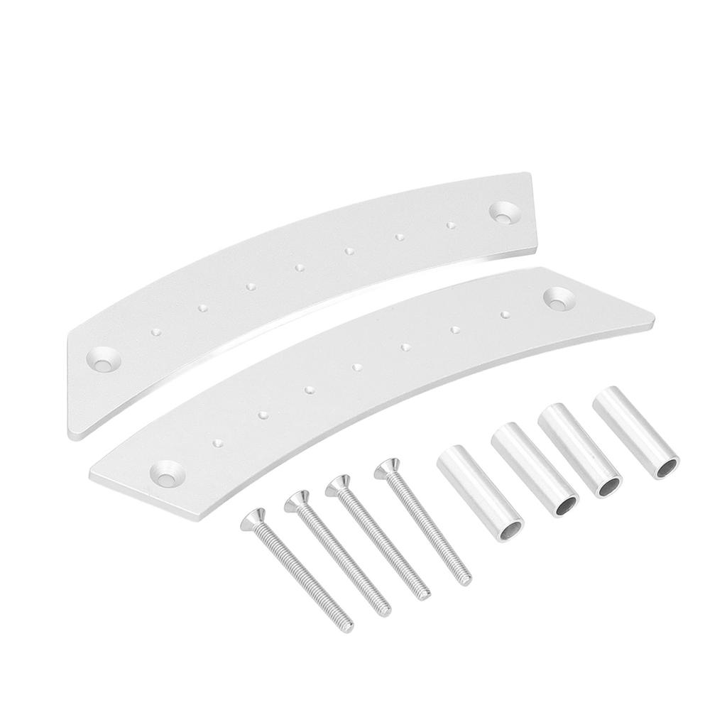 1 Pair Interior Door Pull Handle Aluminum Alloy Inner Door Handle Replacement Car Accessory