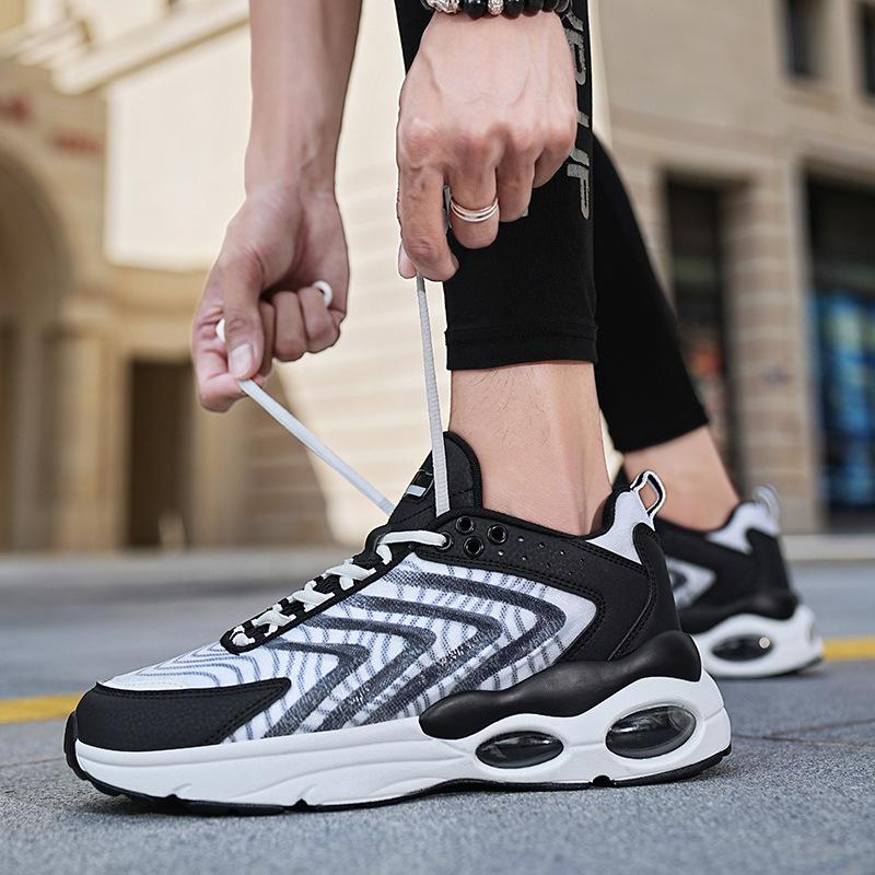 New versatile retro trend breathable shock absorption heightening fashion casual men's and women's sports shoes men's winter running shoes