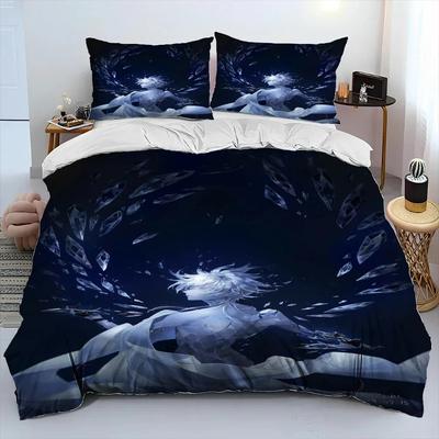 3D Anime,Record of Ragnarok,Cartoon Bettdecke Bettwäscheset,Bettbezug Bettset Steppdecke Kissenbezug,King Queen Size Bettwäscheset