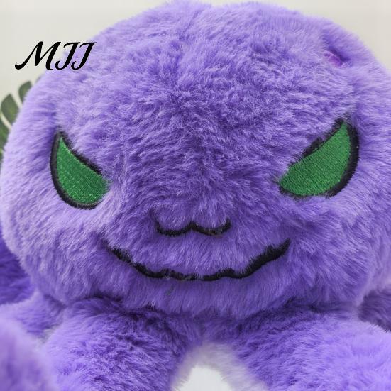 Kids Animal Plushie Devil Octopus Plush Toy, Soft Stuffed Dark Doll Decor, Toy Eight Tentacle Sea Pillow, Gift for Halloween Christmas Birthday