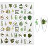 Nail Sticker Self-Adhesive Waterproof Multiple Styles Sparkling Flower Type Fingernail Sticker DIY Nail Art Nail Supplies