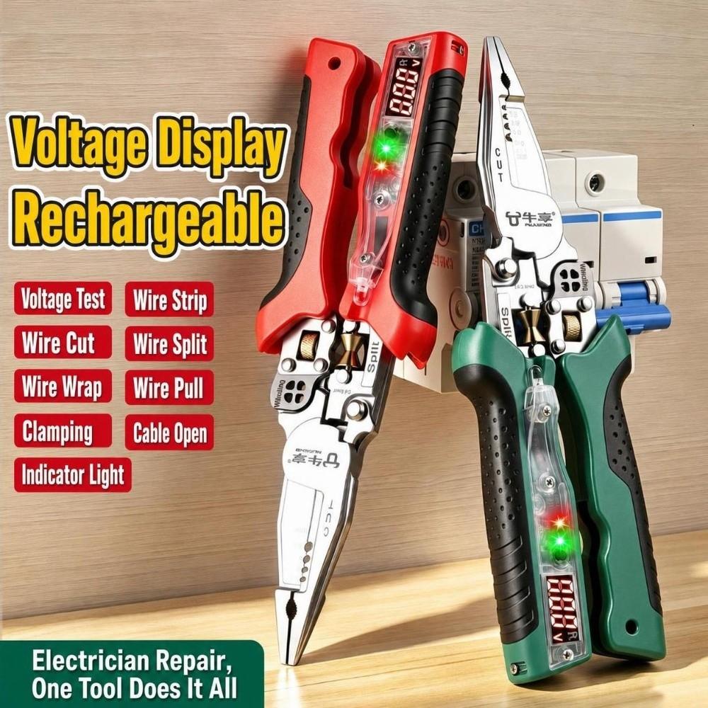 Voltage Detection Wire Stripper Pliers Cable Stripping Pliers  Cable Maintenance