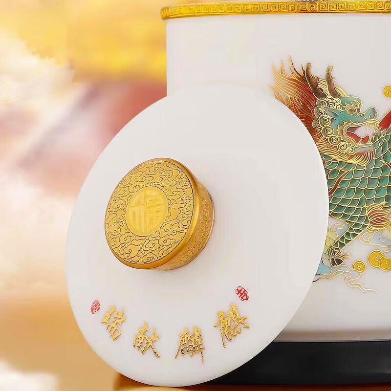 Chaxun Mutton Fat Jade Porcelain Tea Infusion Cup