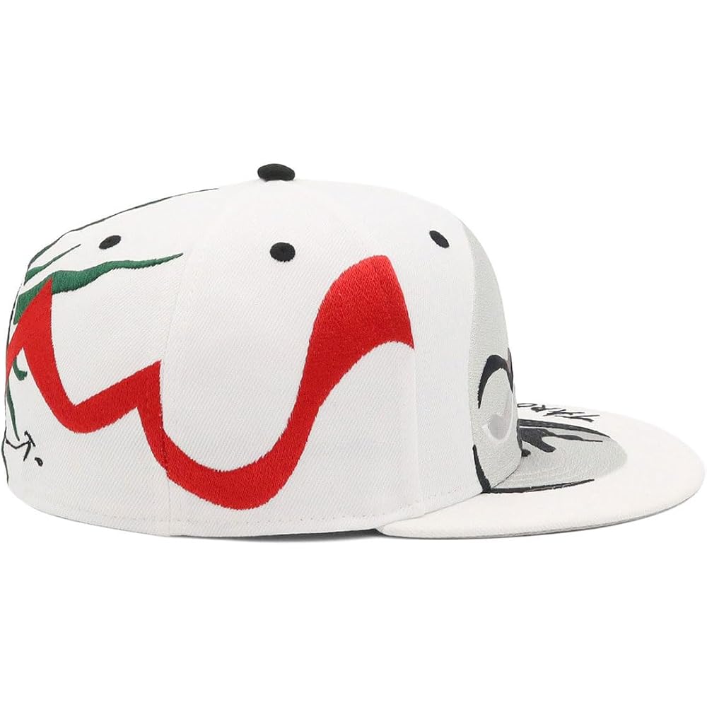 New Era 59FIFTY Taro Okamoto Collaboration Cap White Size 7 1/4 Adjustable Fitted Hat